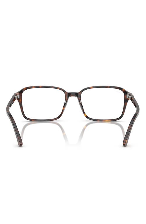 Ray Ban Ray-ban 54mm Square Optical Glasses In Havana