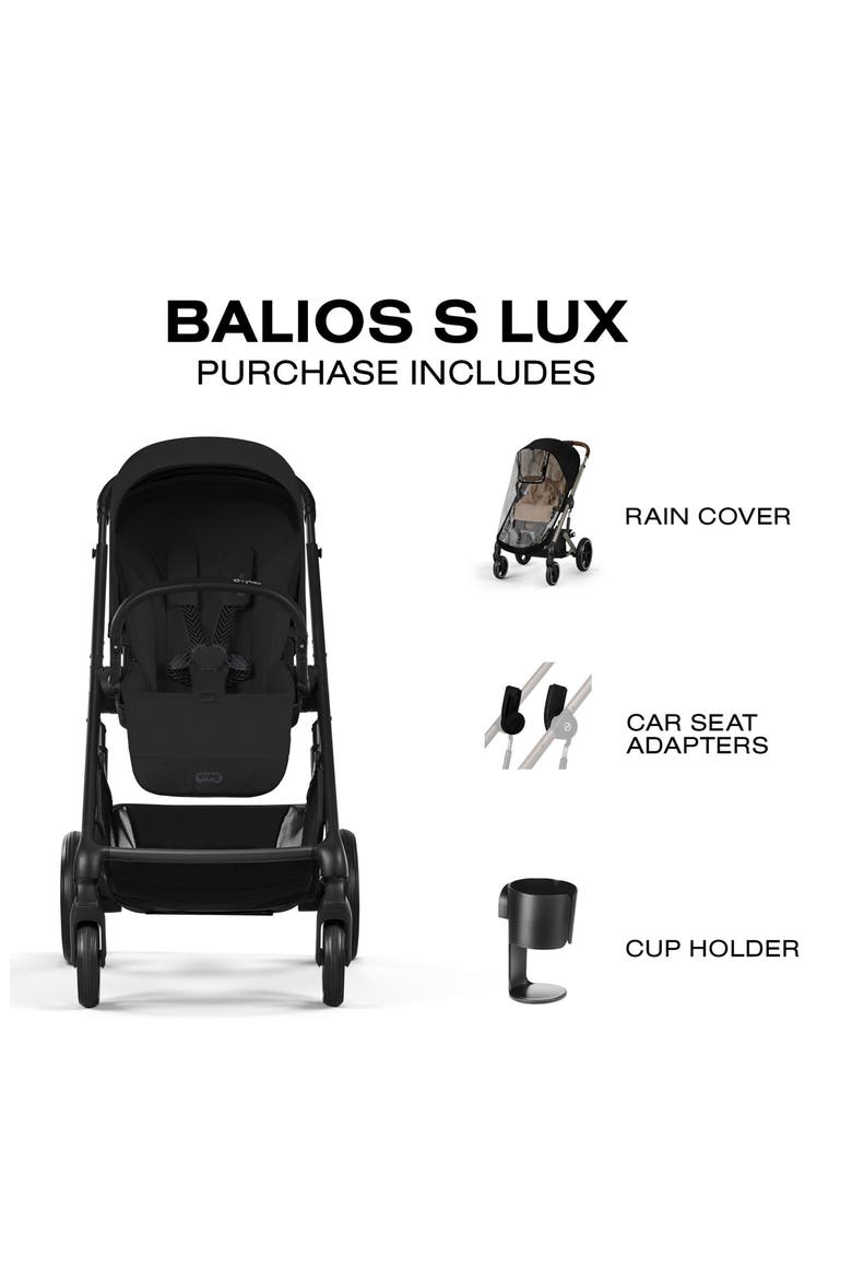 Balios S Lux Stroller, Alternate, color, MAGIC BLACK