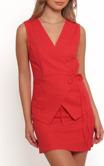 Vanni Wrap Front Cotton Top