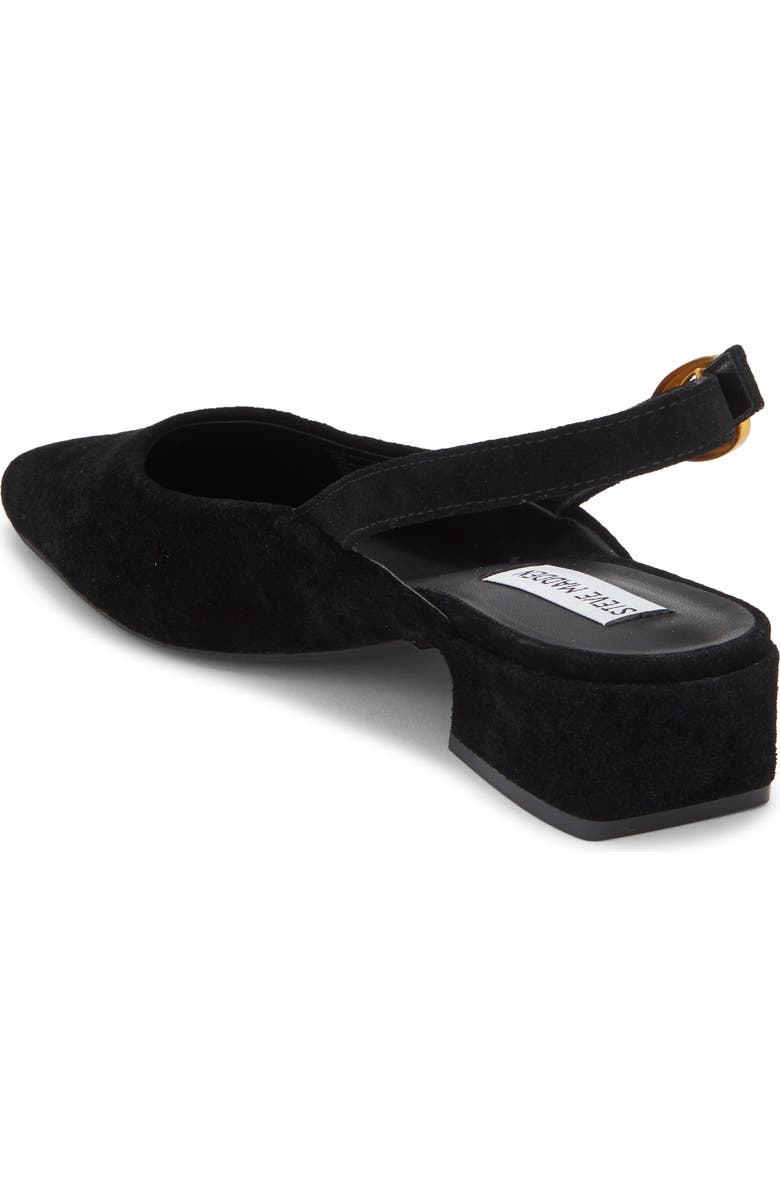 Steve Madden Diona Slingback Pump, Alternate, color, Black Suede