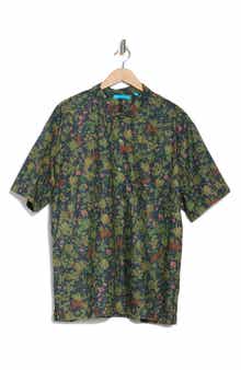 Tori Richard It's a Jungle Short Sleeve Cotton Button-Up Shirt
