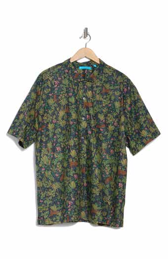 Tori Richard It's a Jungle Short Sleeve Cotton Button-Up Shirt