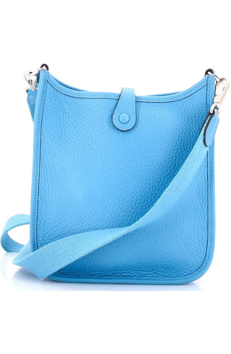 Pre-Owned Hermes Evelyne Bag Gen III Maurice TPM, Alternate, color, Celeste