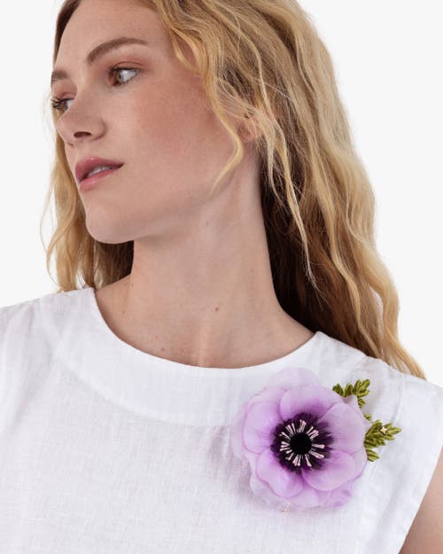 Helena Simon The Lavender Anemone In Purple