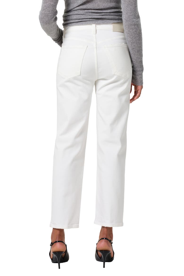 Palma High Waist Ankle Straight Leg Jeans, Alternate, color, SOFT WHITE