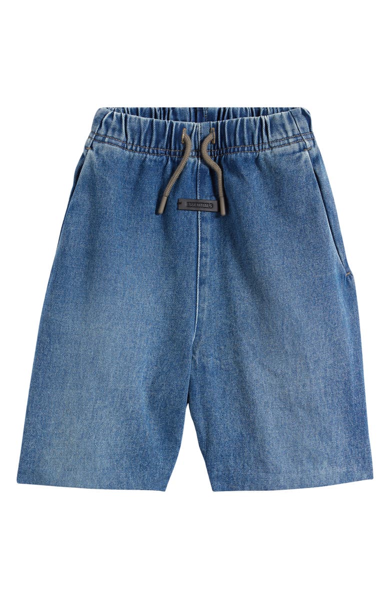 Fear of God Essentials Kids' Denim Shorts, Main, color, 