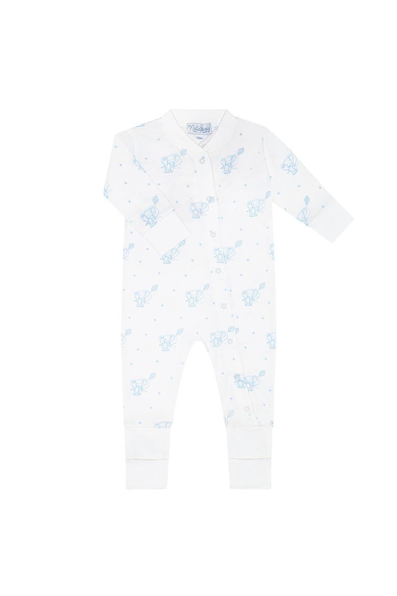 Blue Elephant Coverall - Baby, Main, color, Blue