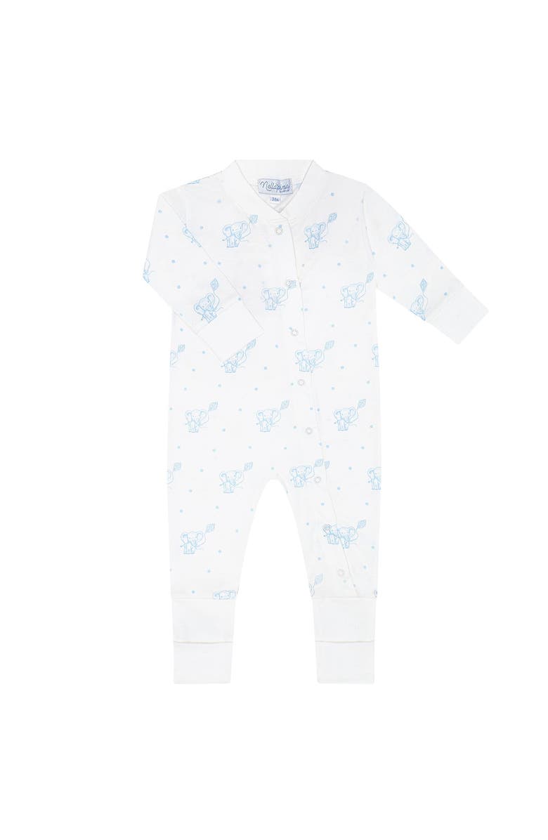 Nellapima Blue Elephant Coverall - Baby, Main, color, Blue