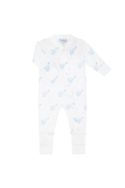 Blue Elephant Coverall - Baby