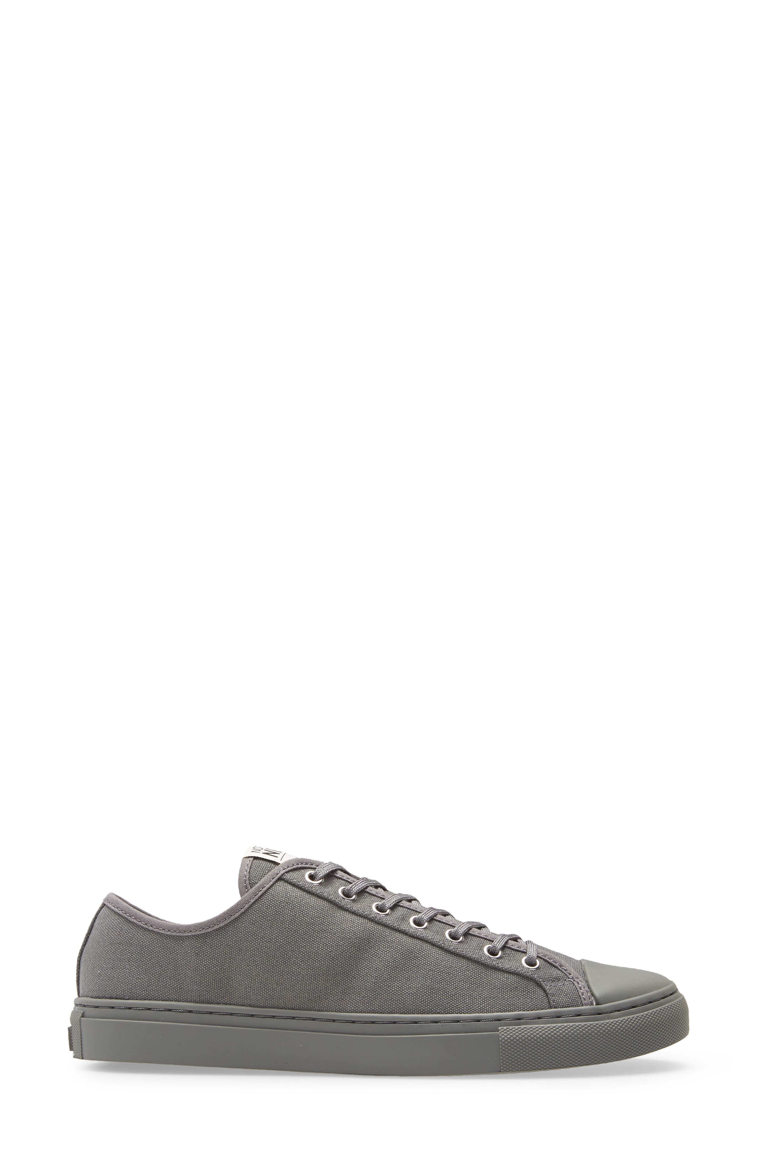 Low Top Sneaker, Alternate, color, GREY CANVAS/ GREY