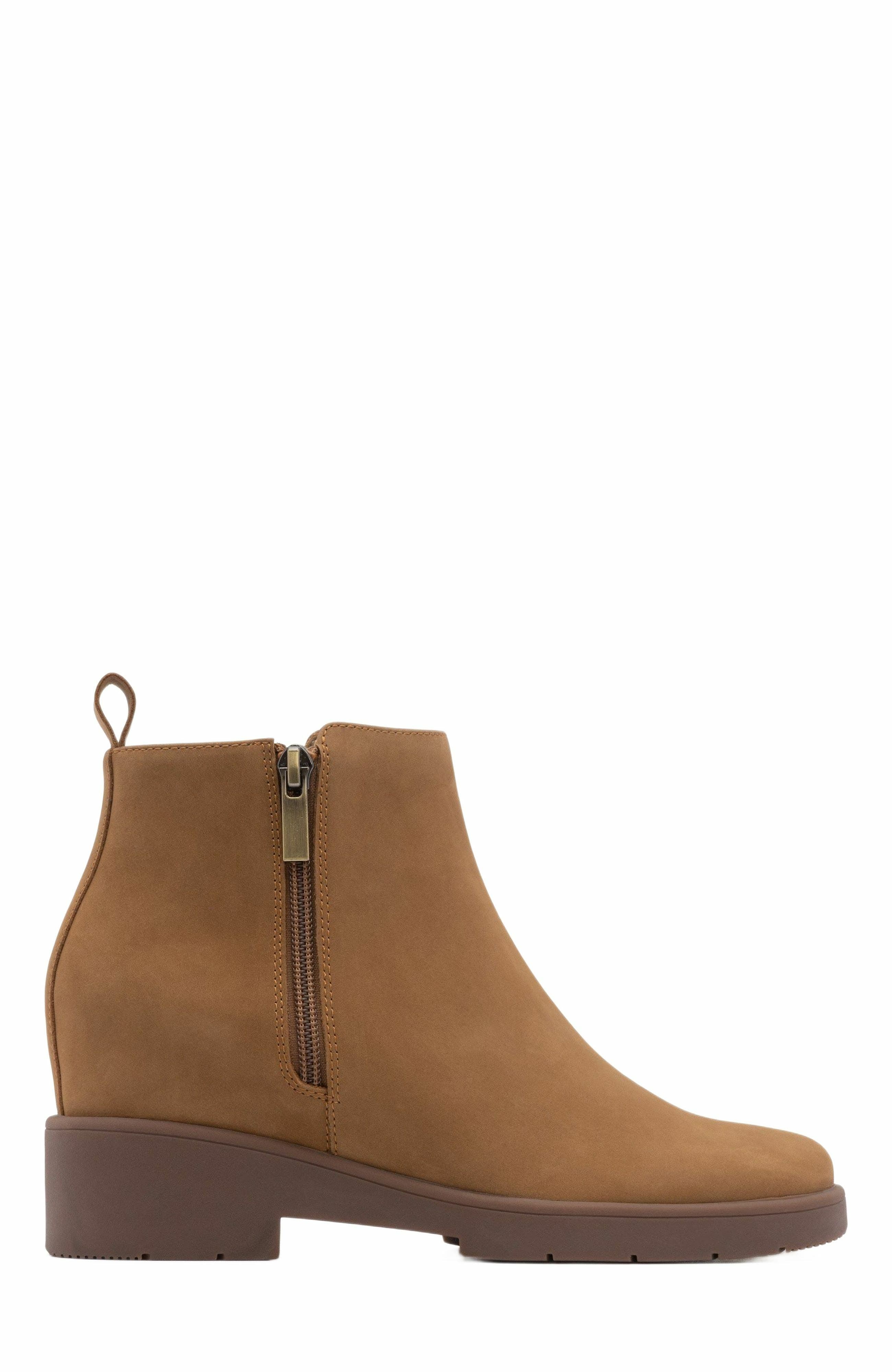 Horizon Zip Boot, Alternate, color, Tan Nubuck - Regular