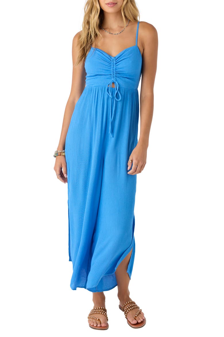 Keiko Cutout Wide Leg Jumpsuit, Main, color, REGATTA