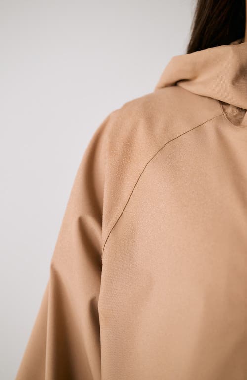 Lole Lachine Oversized Rain Jacket In Brown