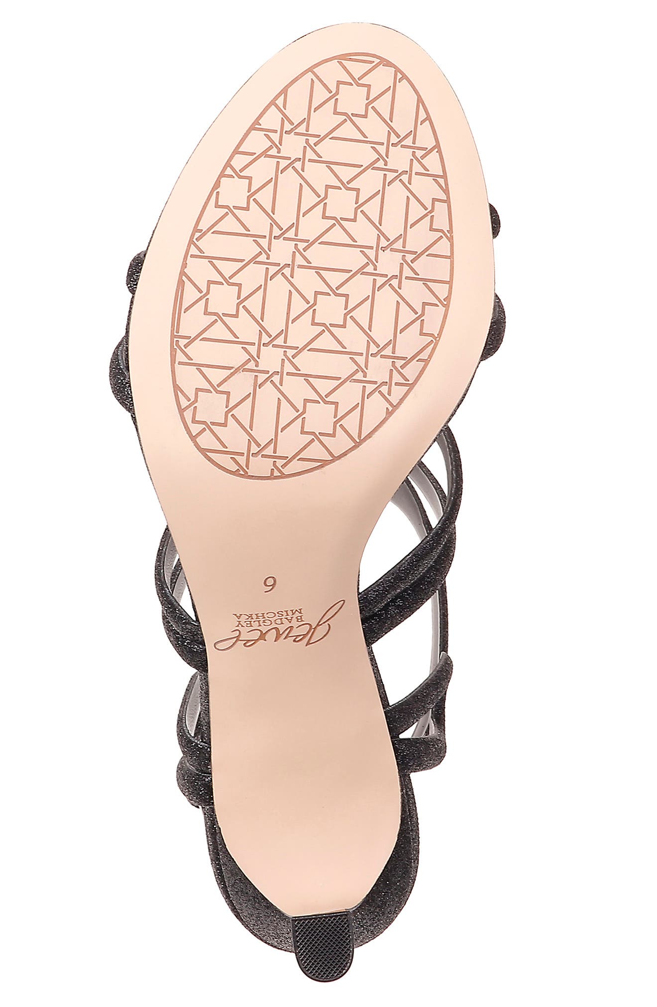 Jewel Badgley Mischka Simba Embellished Strappy Sandal, Alternate, color, 