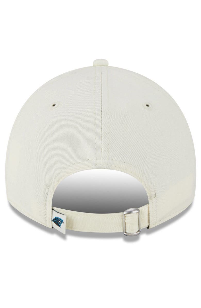 New Era Men's New Era Cream Carolina Panthers Core Classic 2.0 9TWENTY Adjustable Hat, Alternate, color,