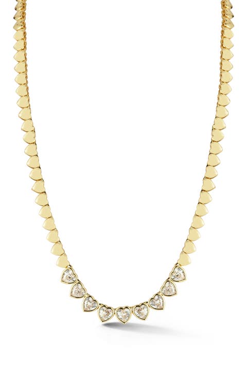 Heart Cubic Zirconia Necklace
