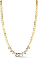 CHLOE AND MADISON Heart Cubic Zirconia Necklace