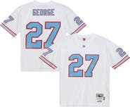 Mitchell & Ness Men's Mitchell & Ness Eddie George White Tennessee Oilers Legacy Replica Jersey