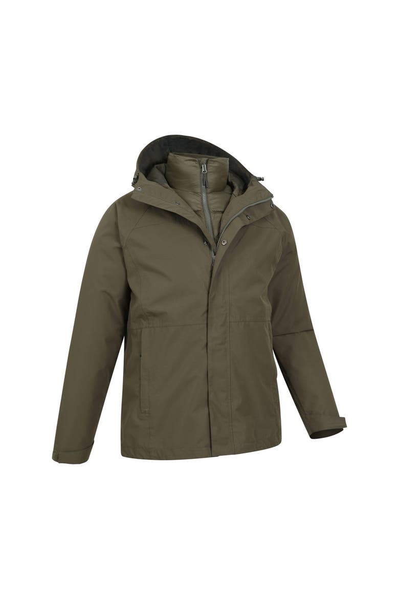 Alaskan 3 in 1 Waterproof Jacket, Alternate, color, Khaki