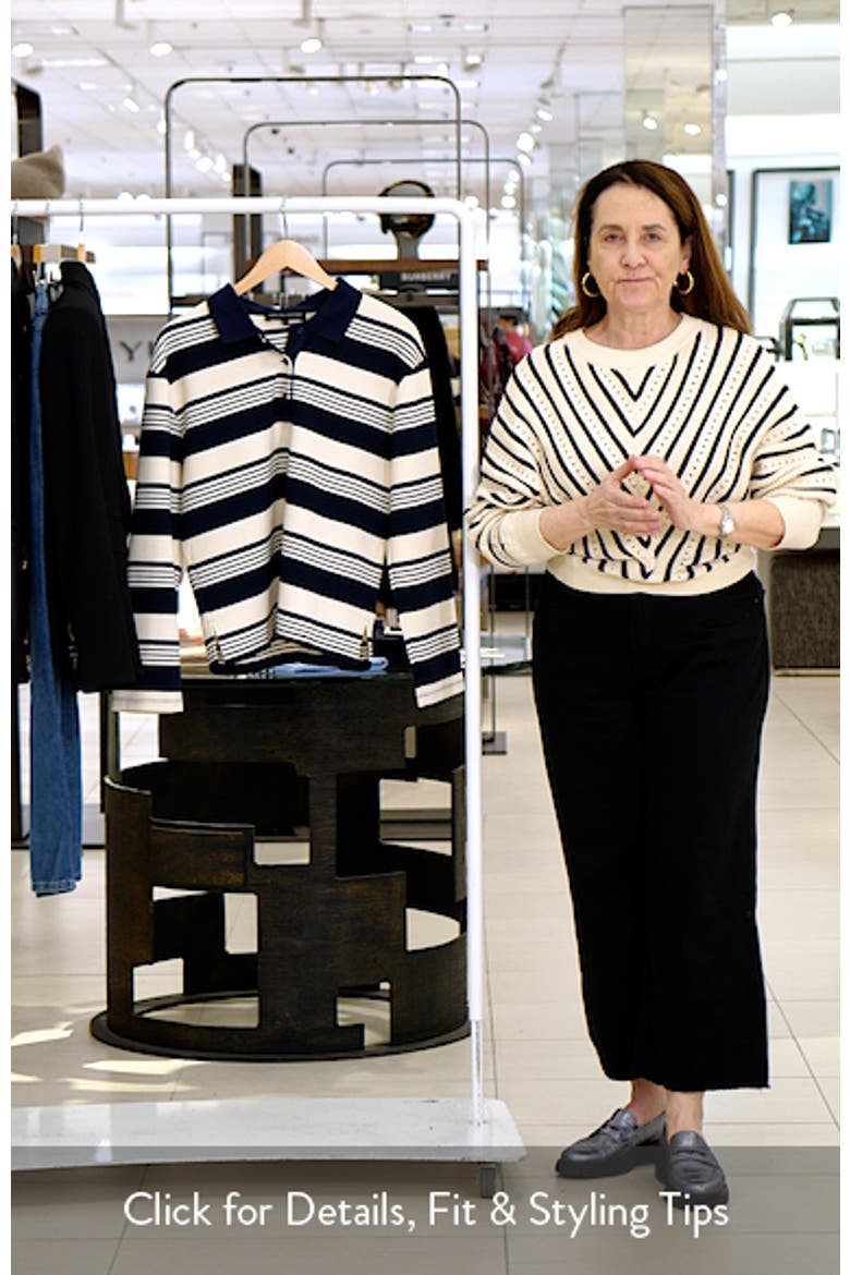 Stripe Relaxed Fit Polo Shirt video