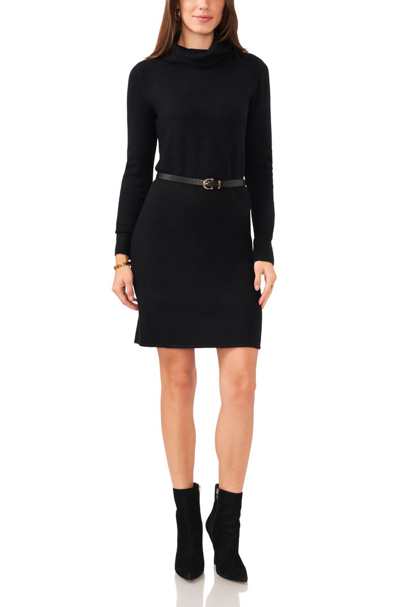 Vince Camuto Long Sleeve Sweater Dress, Alternate, color,