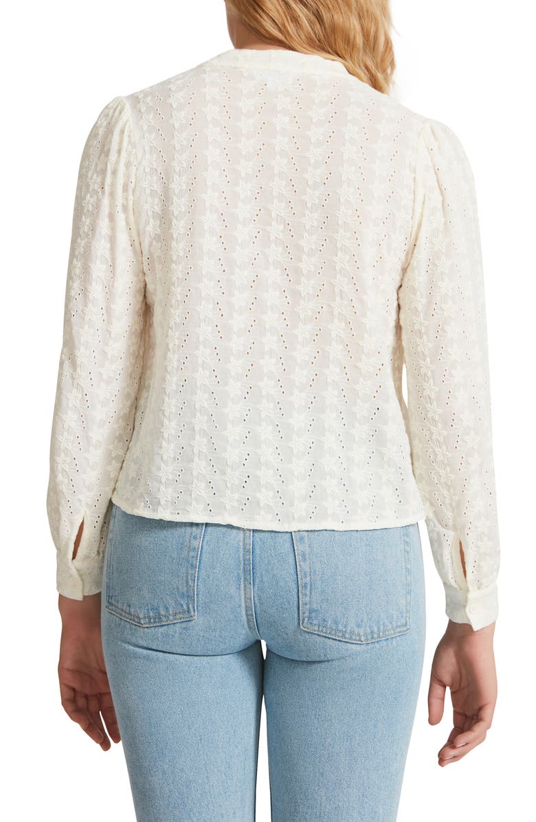 BB Dakota by Steve Madden In the Details Embroidered Voile Top, Alternate, color, 