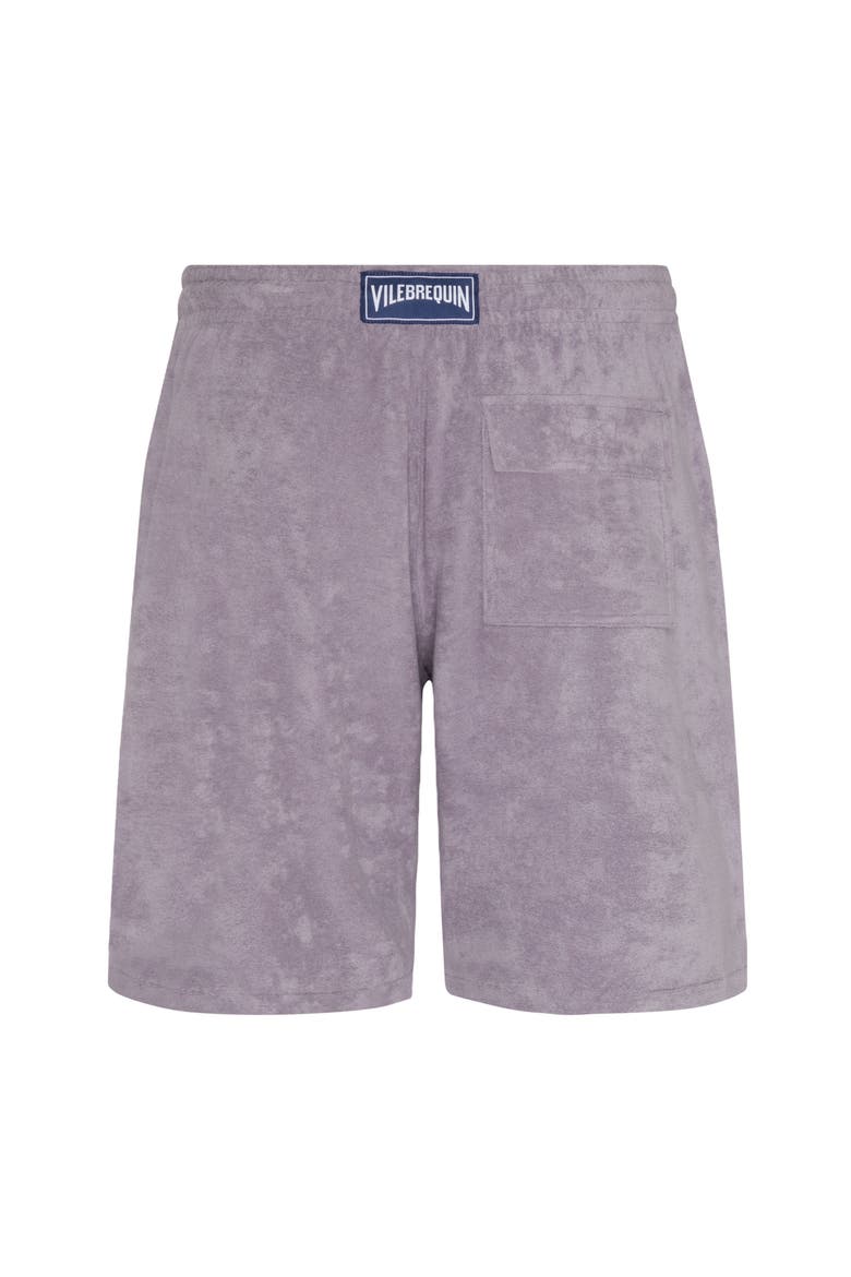 Men Terry Bermuda Shorts Solid, Alternate, color, Hurricane