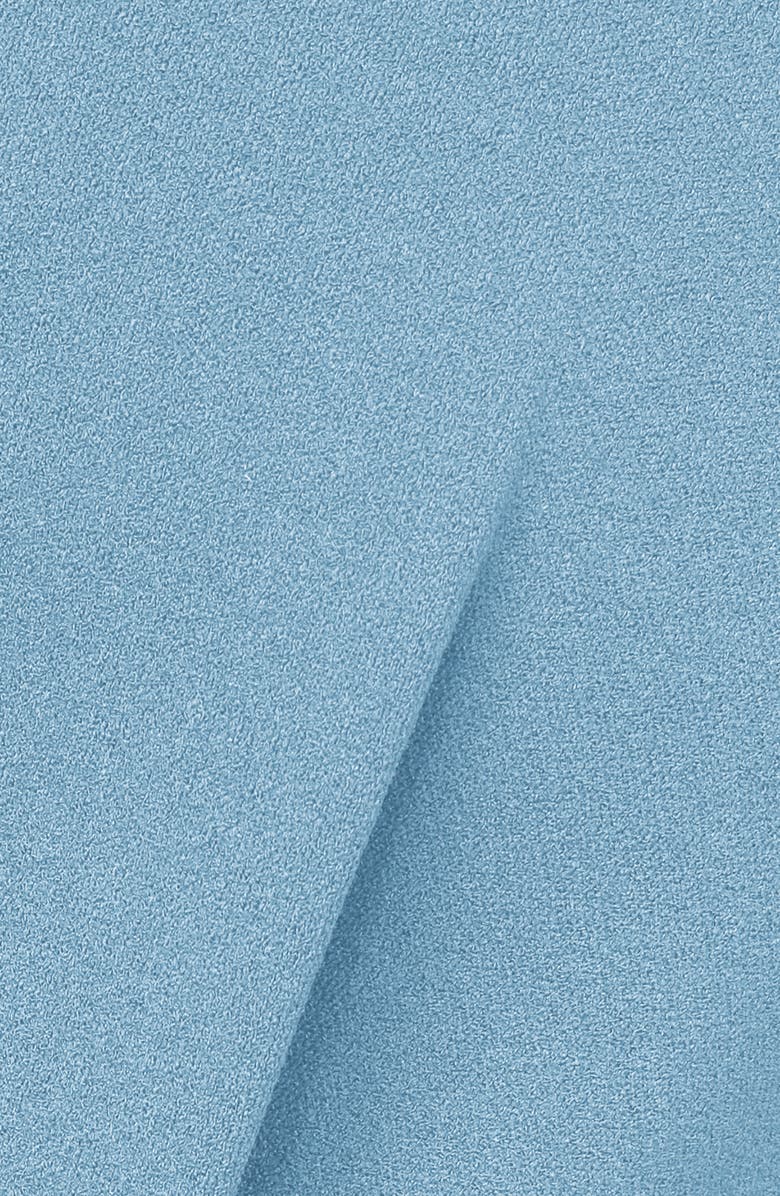 Adrianna Papell Tie Waist Crepe Sheath Dress, Alternate, color, Blue Mist