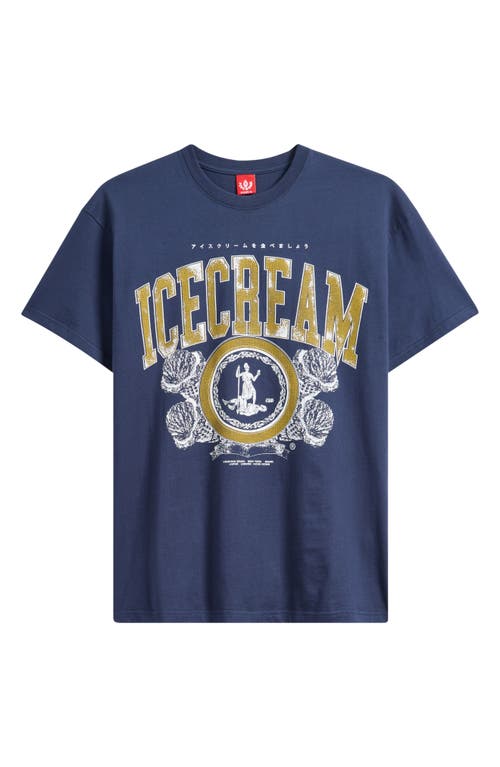 Icecream Decadence Graphic T-shirt In Blue