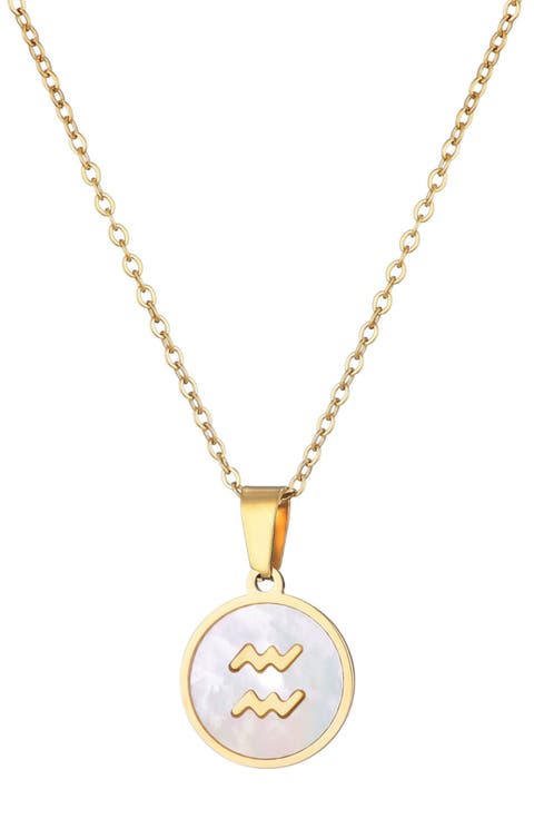 Zodiac Pendant Necklace