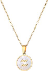 Adornia Zodiac Pendant Necklace