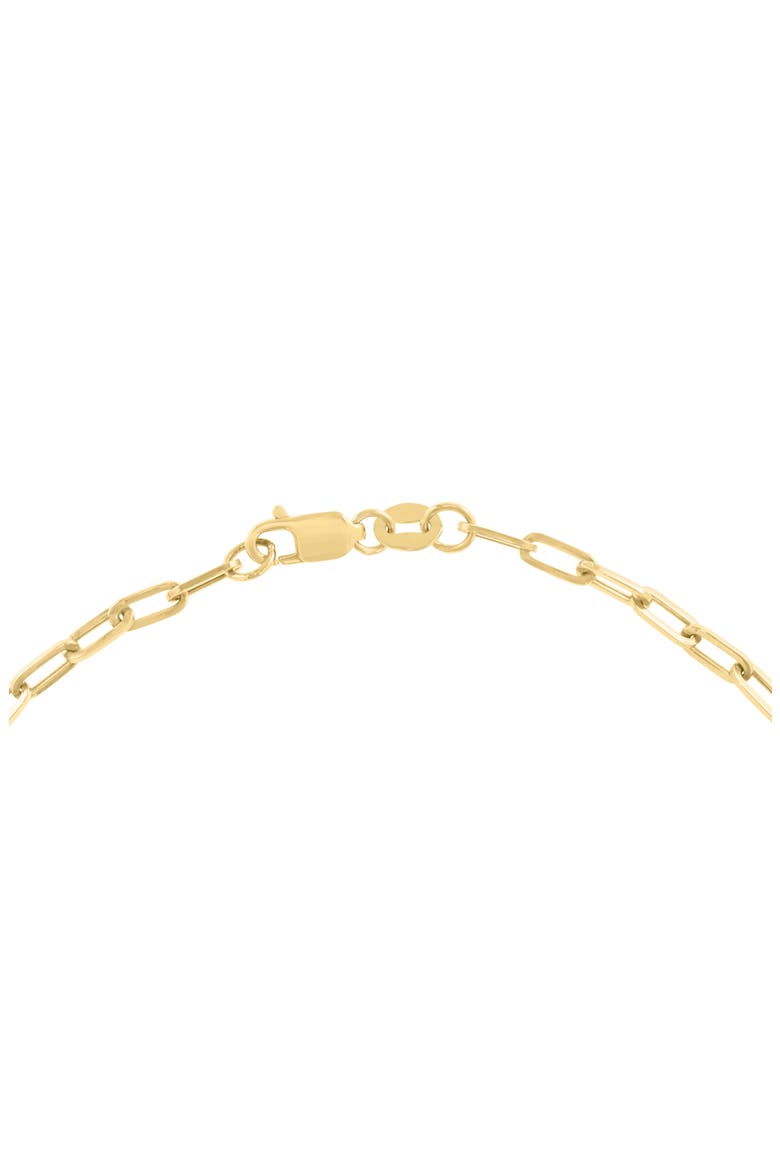 Diamond & Sterling Silver Link Bracelet, Alternate, color, BLACK
