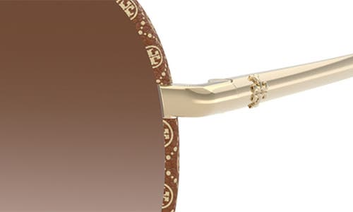 Tory Burch 60mm Pilot Sunglasses