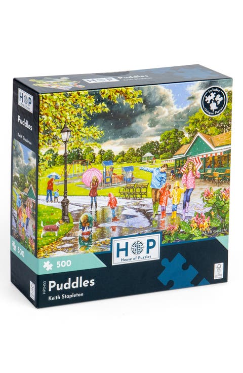 Puddles 500-Piece Jigsaw Puzzle