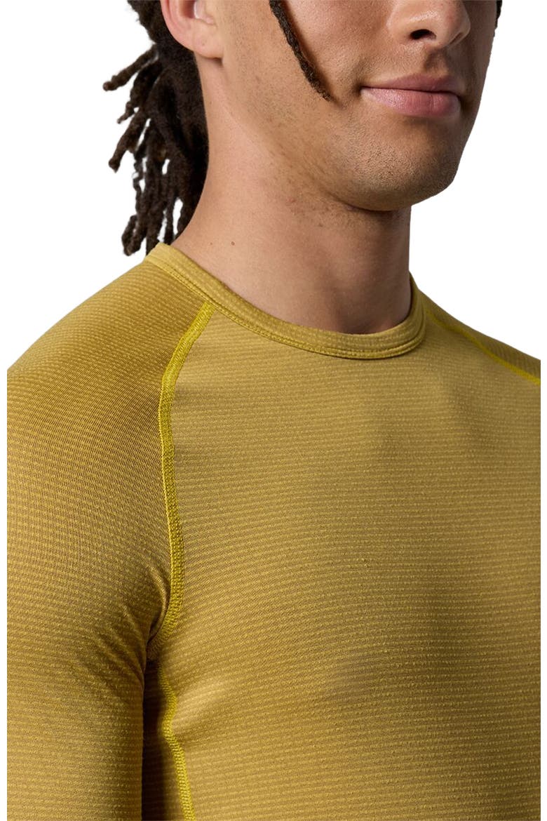 Pines Micrrid Ultra-Lt Baselayer Crew Top - Men's, Alternate, color, Hot Spot