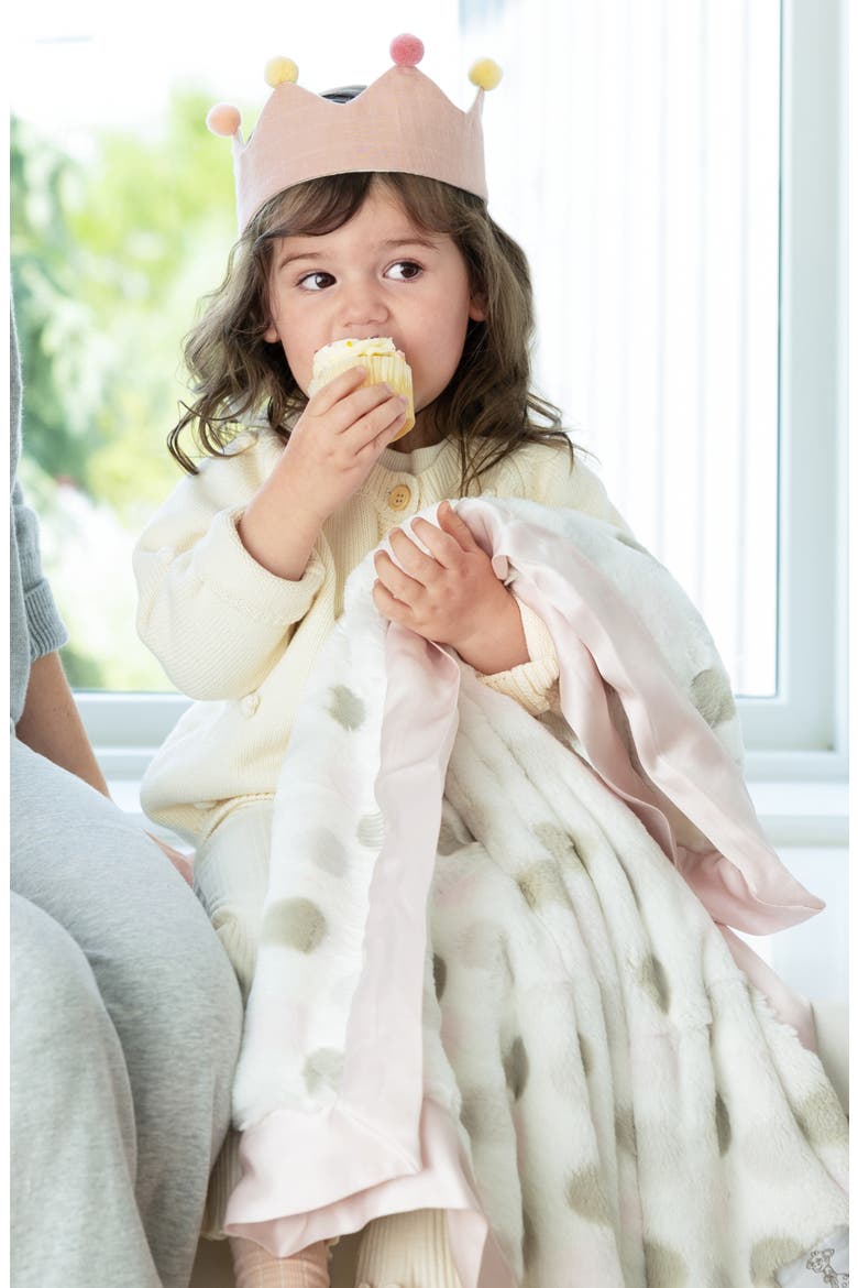 Luxe Dot Blanket, Alternate, color, PINK