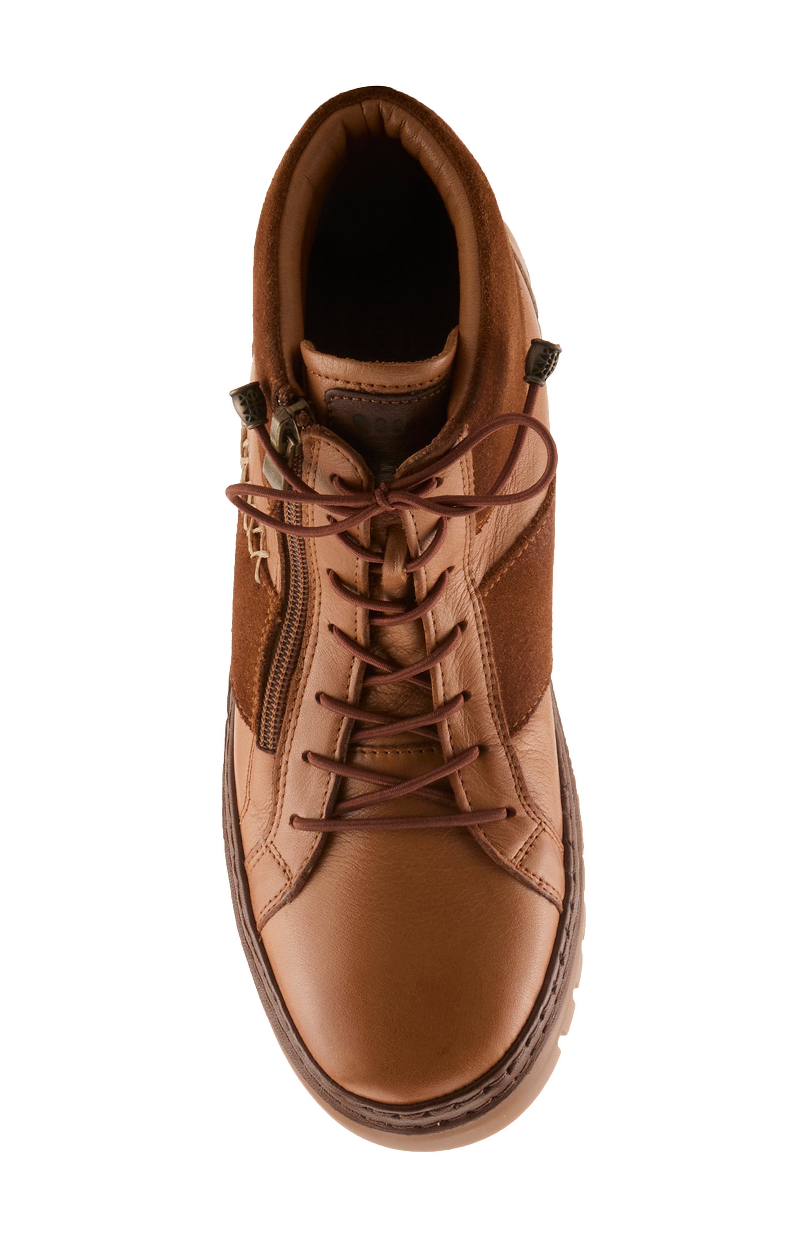Mixmod High Top Sneaker, Alternate, color, CAMEL MULTI