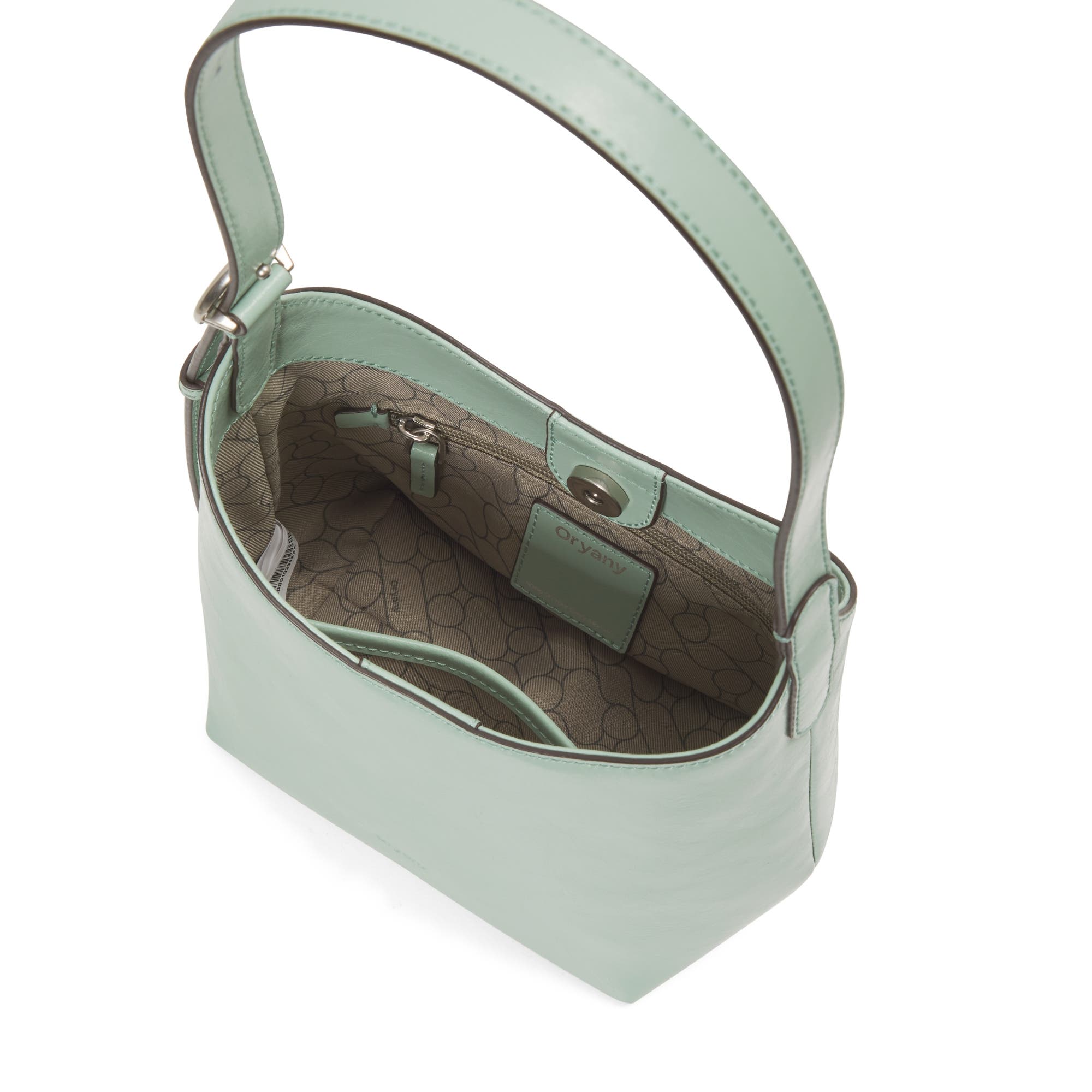 Oryany Egg Shoulder Bag, Alternate, color, Dust Mint