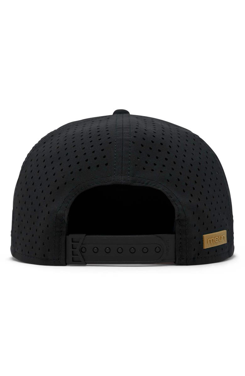 Melin Trenches Icon Hydro Performance Snapback Hat, Alternate, color, Black/Gum