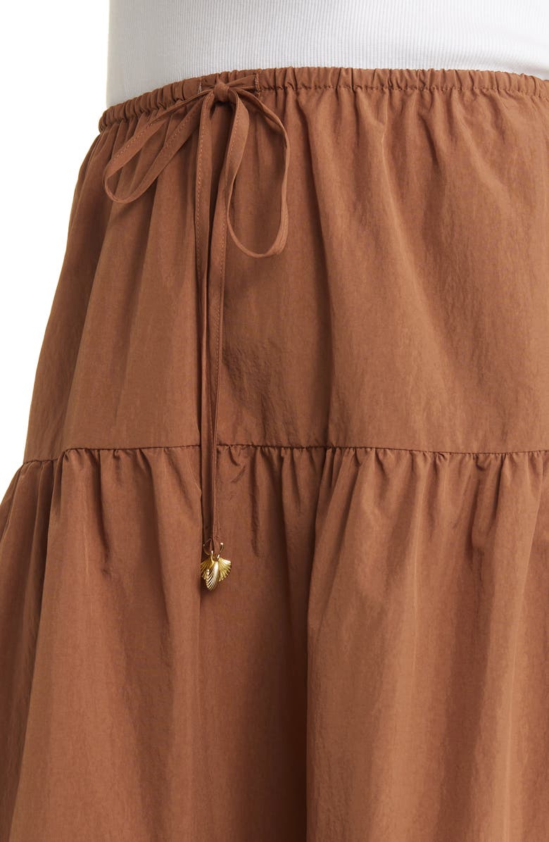 Rails Mary Tiered Nylon Midi Skirt, Alternate, color, 