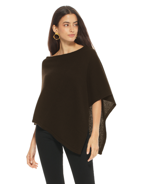 Pure Cashmere Capelet Poncho