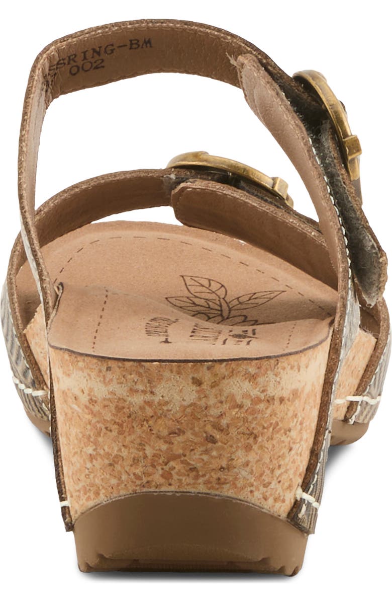 L'Artiste by Spring Step The Brass Ring Sandal, Alternate, color, Black Multi