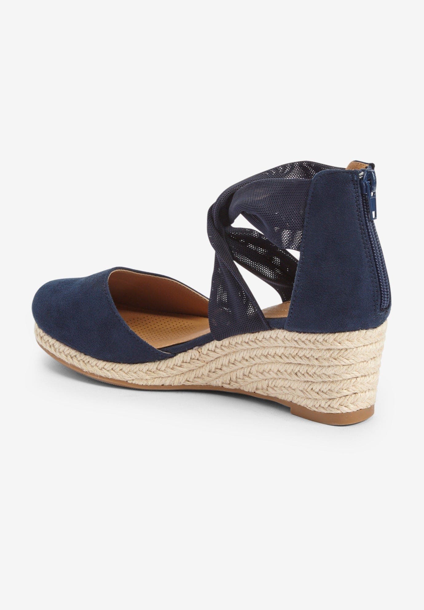 The Sabine Espadrille, Alternate, color, NAVY