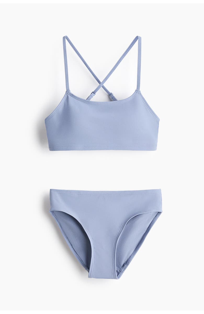 H&M Sports Bikini Set With Lycra<sup>®</sup> Xtra Life, Main, color, Light Blue