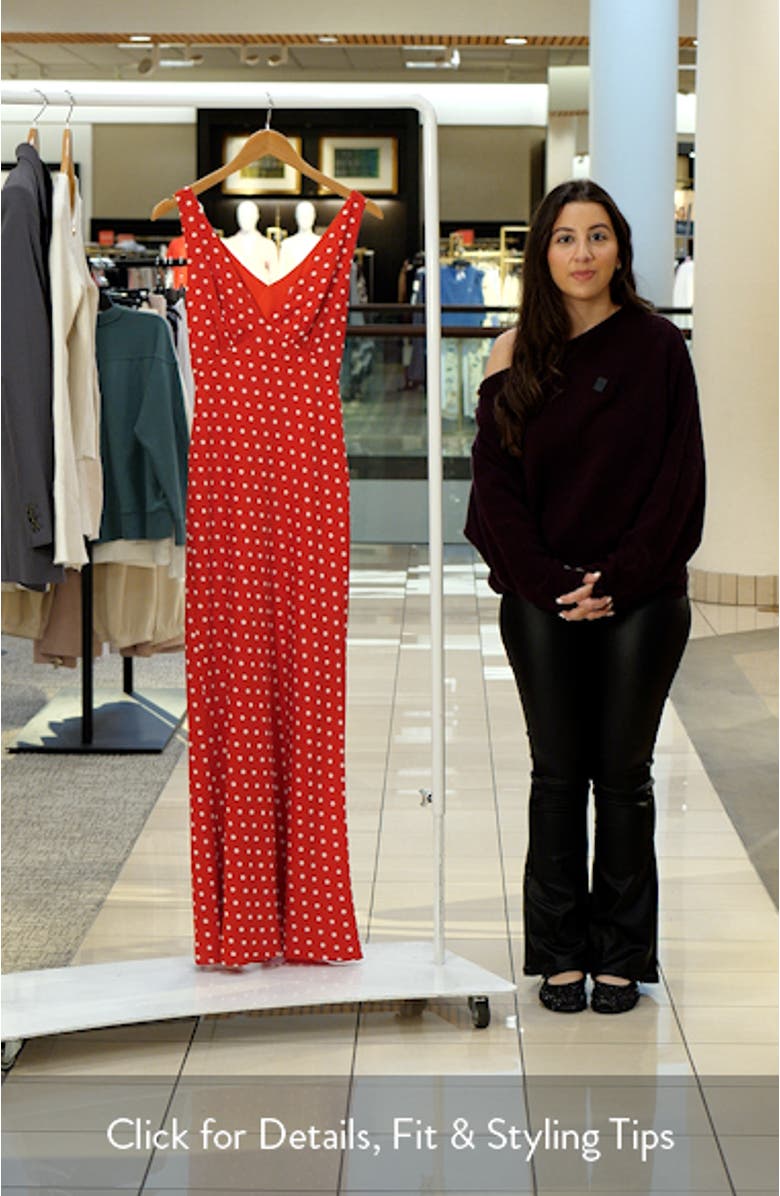 Nellie Polka Dot Maxi Dress, sales video thumbnail