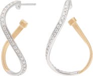 Marco Bicego Marrakech Diamond Twist Hoop Earrings
