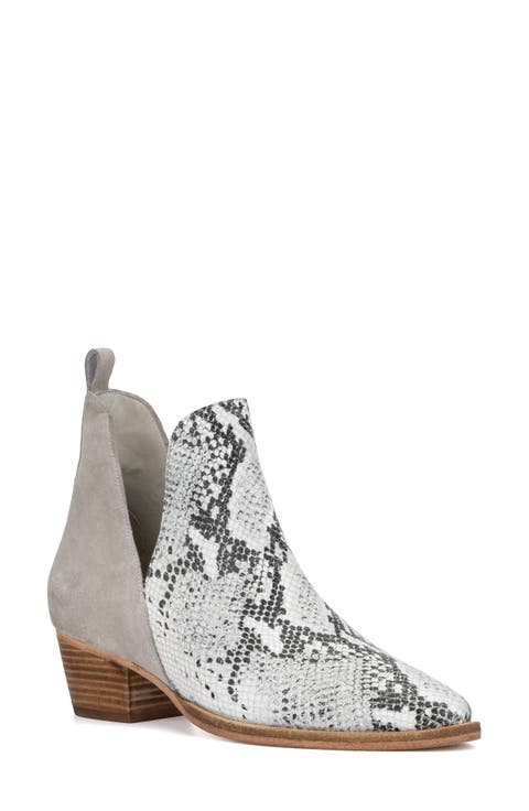 Kara Block Heel Bootie (Women)