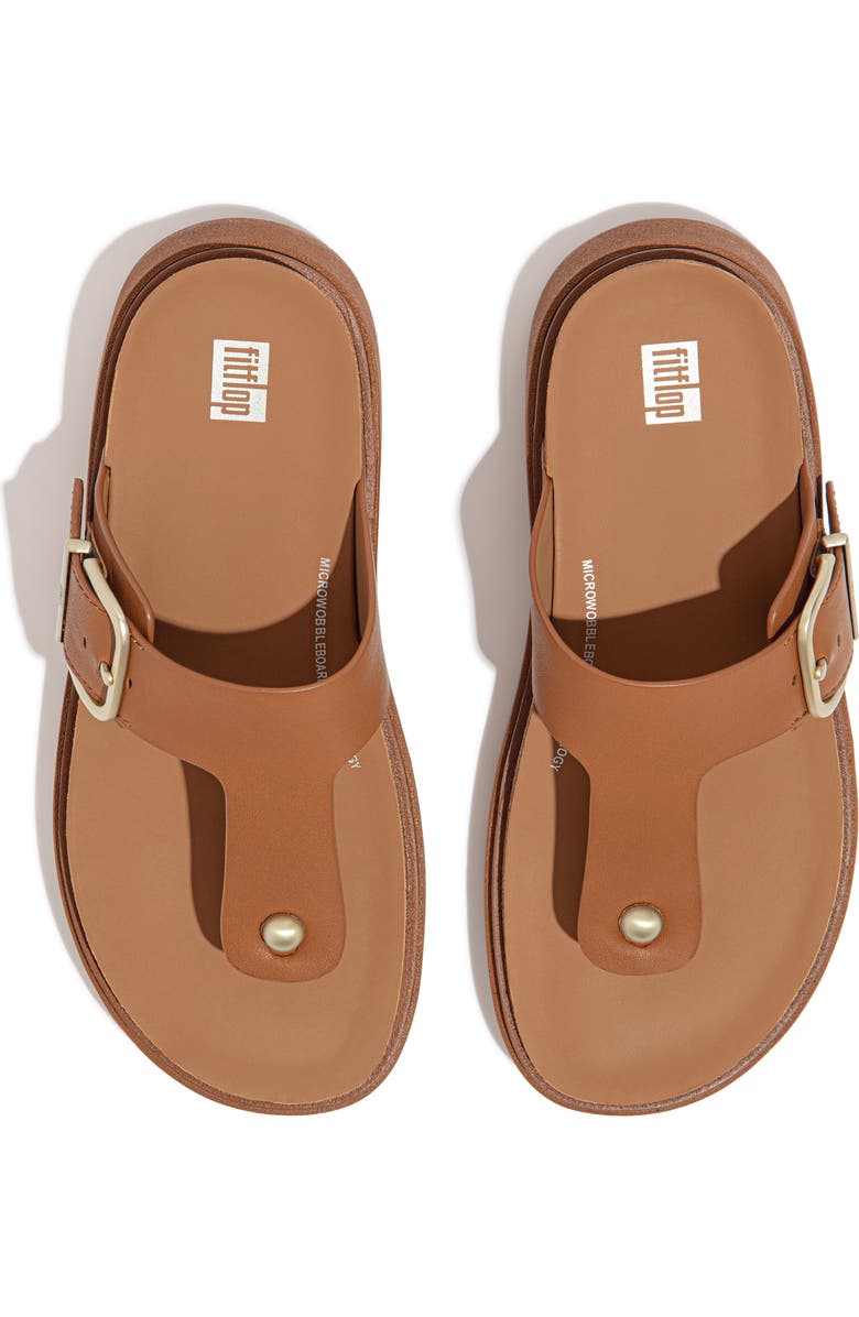 FitFlop Gen-FF Buckle Platform Flip Flop, Alternate, color, Light Tan