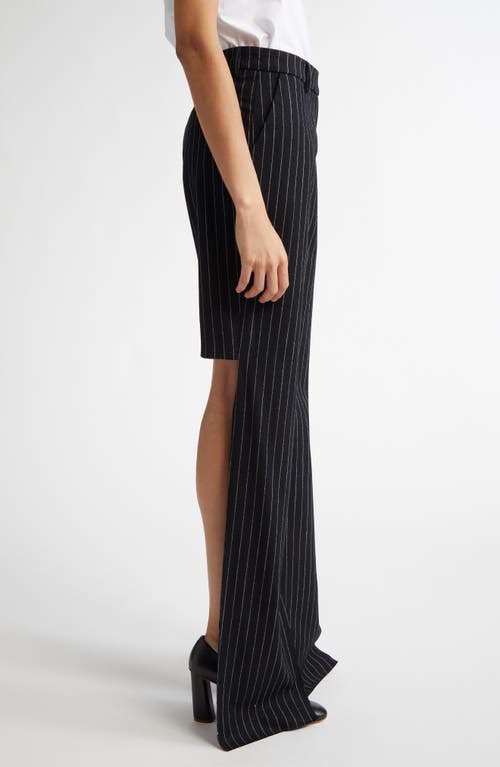 JULIE KEGELS JULIE KEGELS PIPA PINSTRIPE STRETCH WOOL SLIM TROUSERS 