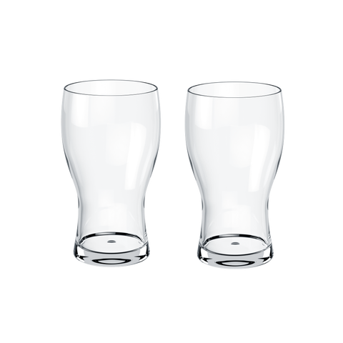 Purismo Beer Pint Glass  Set of 2